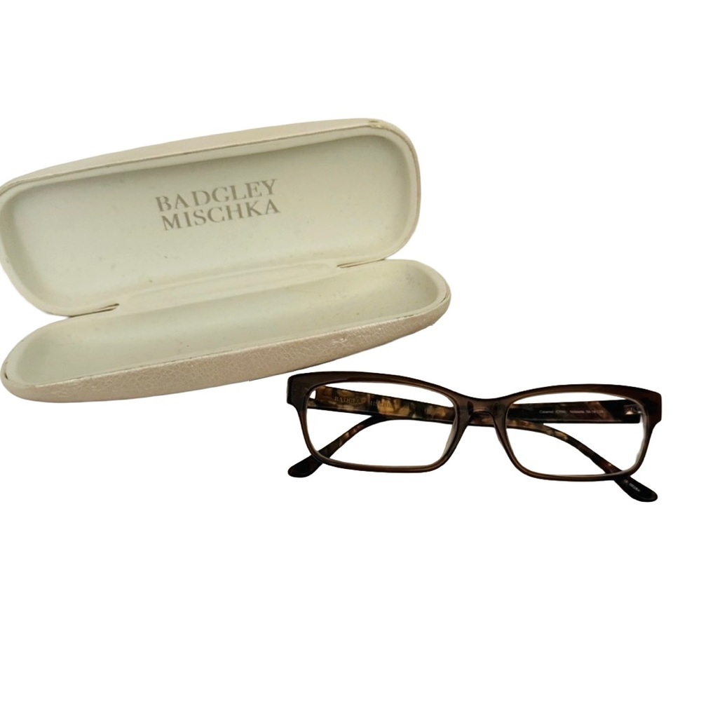 Badgley Mischka Brown Tortoise Glasses – Designer Frames (Prescription Lenses)